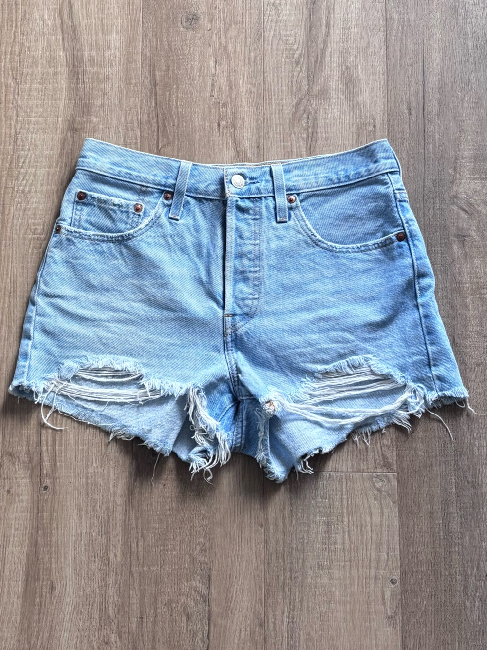 Levi's 501 Original-Fit Denim Short *Distressed